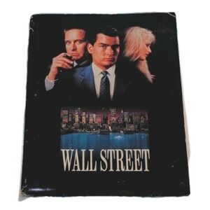 87 Wall Street Movie Press Kit 10 Photos Docs Oliver Stone Michael Douglas Sheen